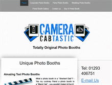 Tablet Screenshot of cameracabtastic.com